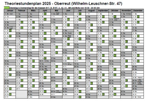 Theorieplan Oberreut - Fahrschule Frank Dopf