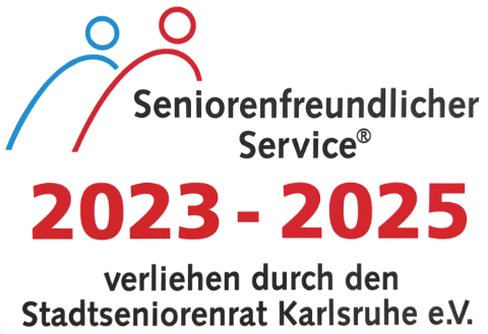 Auszeichnung Seniorenfreundlicher Service auch in 2024 für die Fahrschule Frank Dopf in Karlsruhe Auszeichnung Seniorenfreundlicher Service auch in 2024 für die Fahrschule Frank Dopf in Karlsruhe